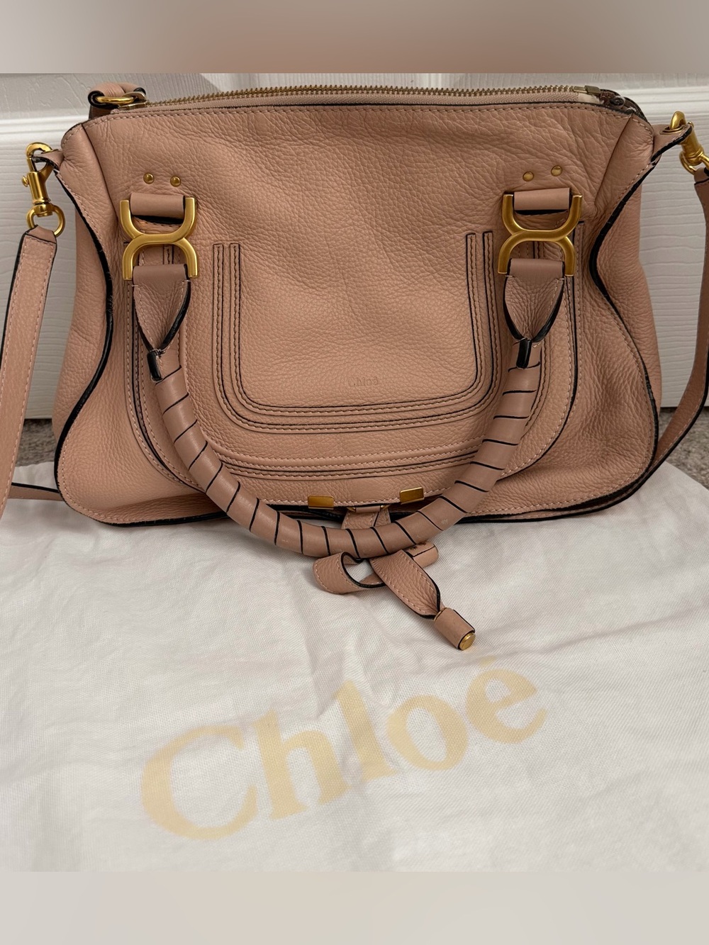 Chloe ‘Marcie’ Bag | blush nude